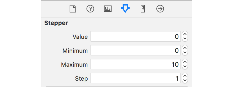 Stepper Values