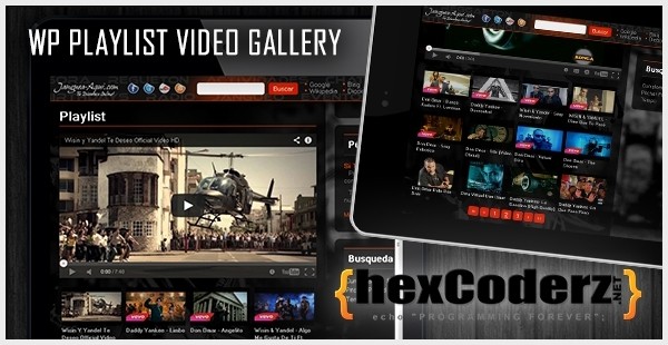 WP Playlist Video Gallery