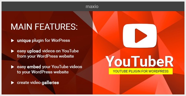 YouTubeR - Unique YouTube Videos Plugin