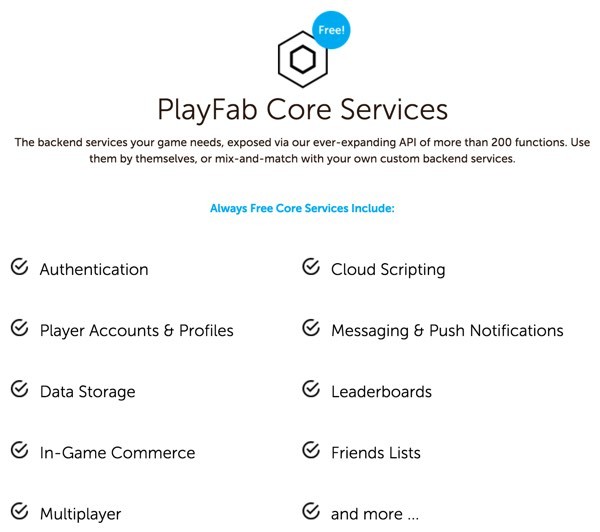 Amazon AWS Alternatives - PlayFab