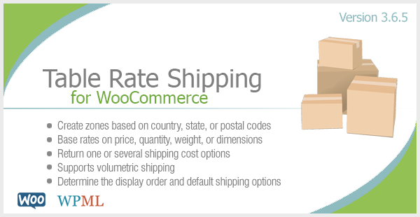 Table Rate Shipping for WooCommerce