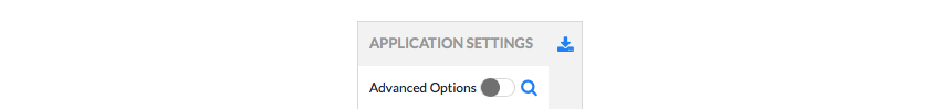Download your application settings
