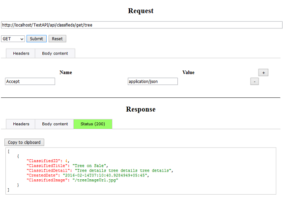 Creating HTTP Request Headers