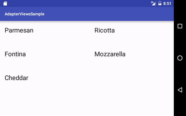 GridView With ArrayAdapter