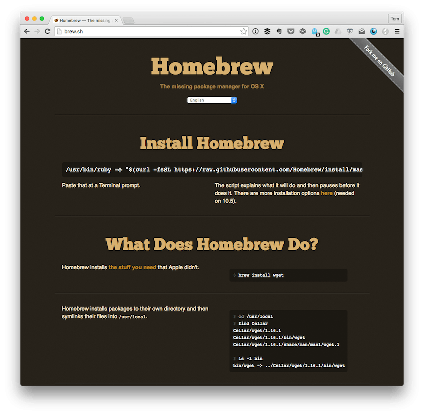 The Homebrew Homepage