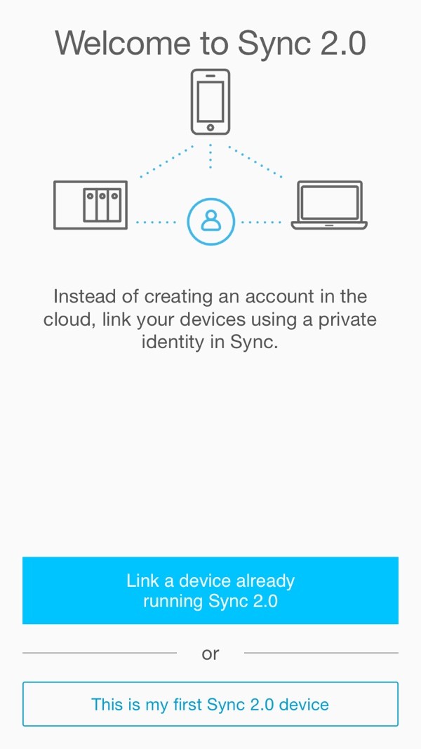 BitTorrent Sync iOS Connect