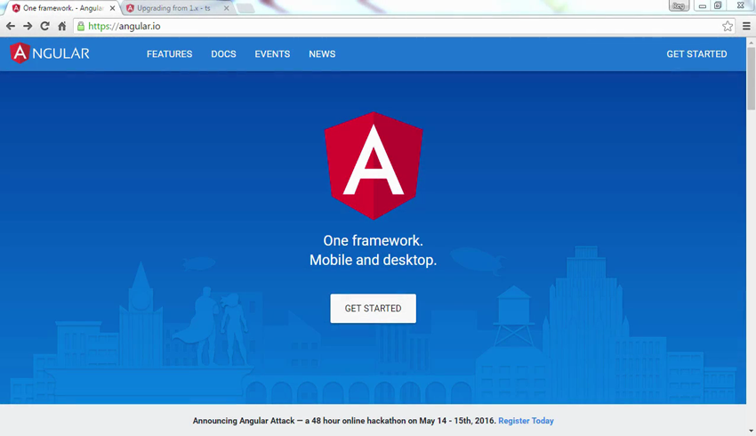 AngularJS website