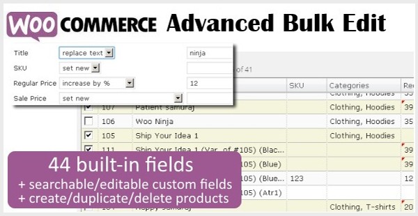 WooCommerce Advanced Bulk Edit