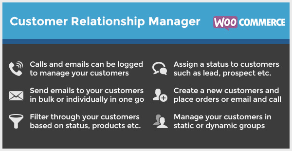 WooCommerce Customer Relationship Manager