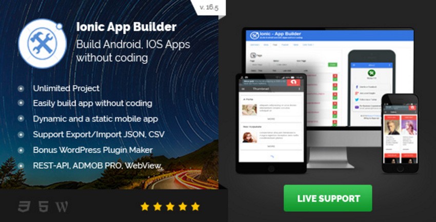 Ionic App Builder on Envato Market