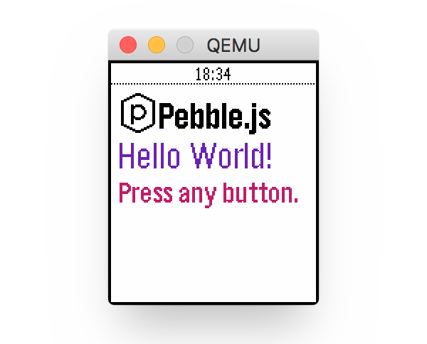 Hello Pebblejs Boilerplate App