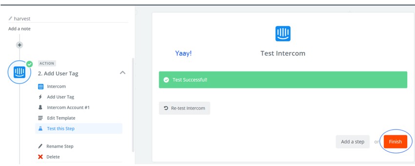 Assembla Zapier Automated Workflow - Connection Test Success