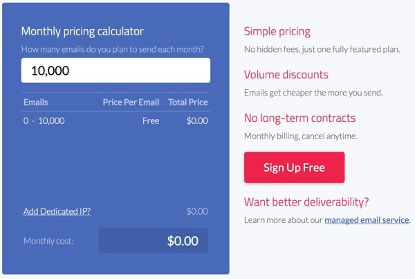 Exploring Mailgun - Pricing Calculator