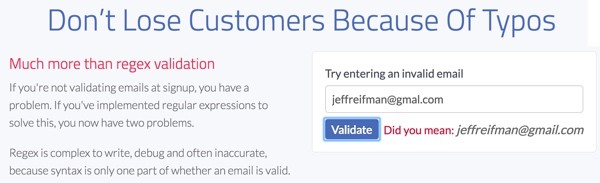 Exploring Mailgun - Email Validation JQuery Plugin Example