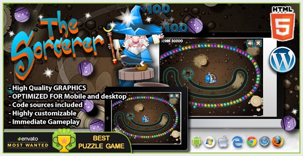 The Sorcerer - HTML5 Game