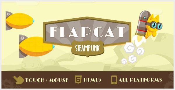 Game FlapCat Steampunk