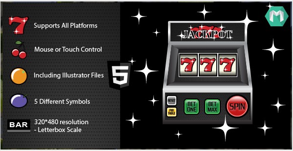 HTML5 Slot Machine Jackpot 777