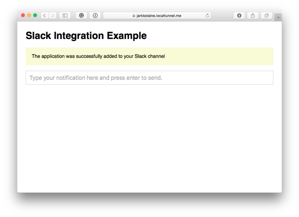 The authentication flow was completed successfully