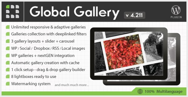 Global Gallery - WordPress Responsive Gallery