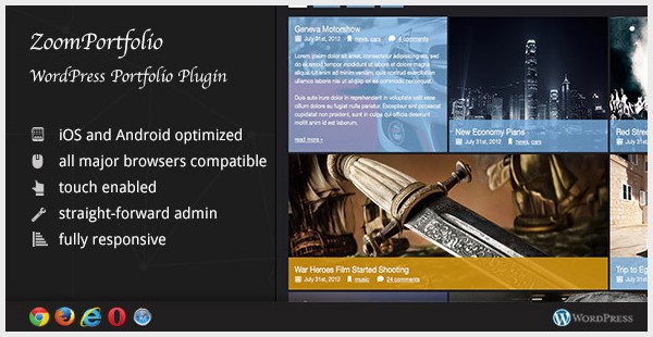 ZoomFolio - WordPress Portfolio Plugin