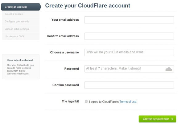 Configuring CloudFlare Part 1