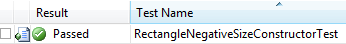 Rectangle Constructor Test