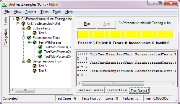 Parameterized Tests