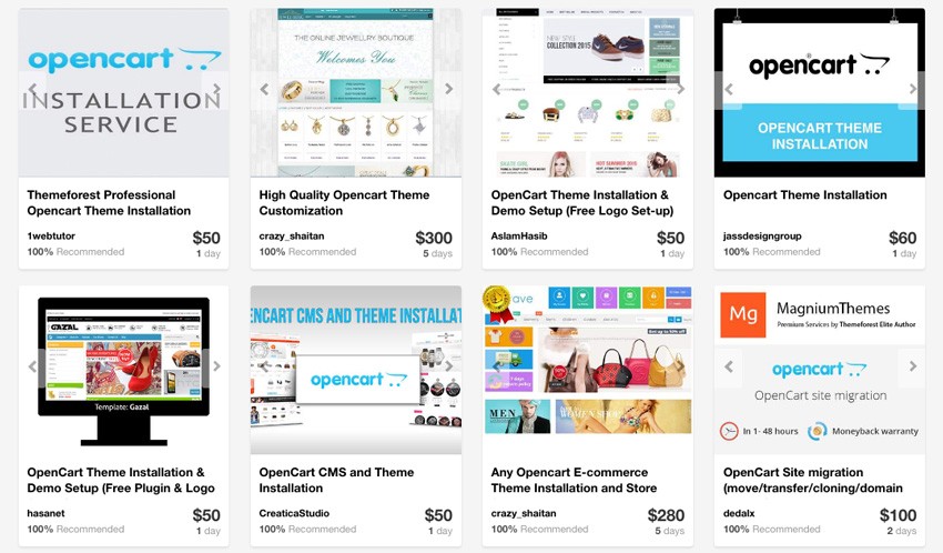 OpenCart modules and extensions on Envato Market