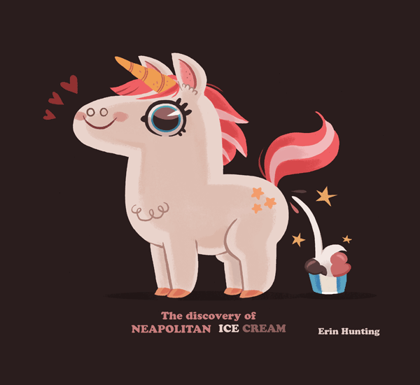 Neapolitan Unicorn by Erin Hunting