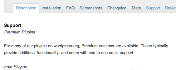 WordPress Plugin Description
