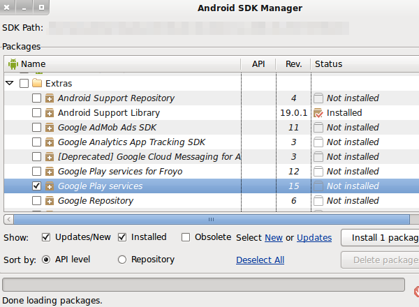 Android SDK Manager