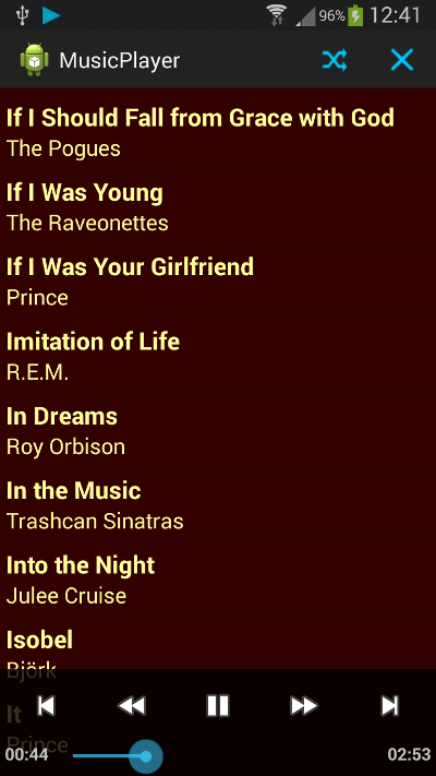 Android Music Player