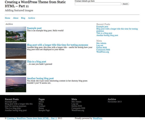 creating-wordpress-theme-from-static-html-archive-template-with-featured-images-styled
