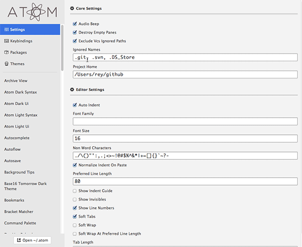 atom-settings