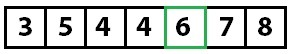 Moving values to the left and right of the partition value