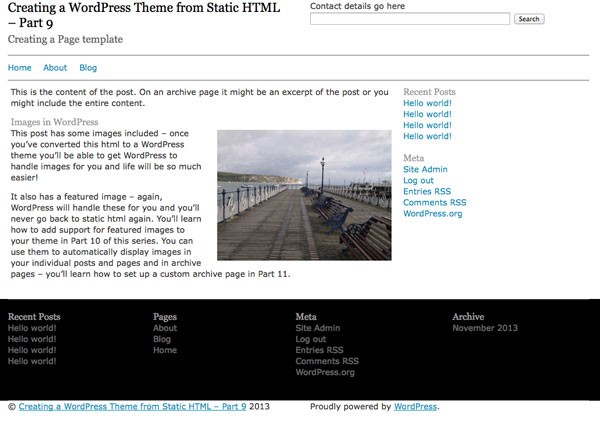 creating-wordpress-theme-from-static-html-page-template