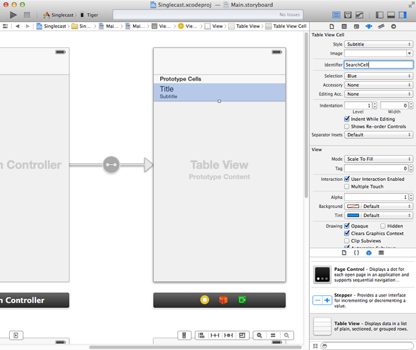 Create and configure a prototype cell.