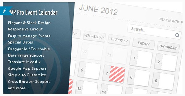 WordPress Pro Event Calendar