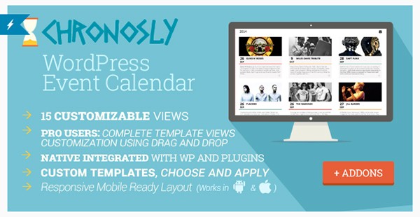 Chronosly Event Calendar WordPress Plugin