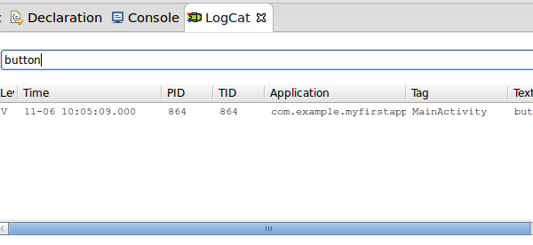 Search LogCat