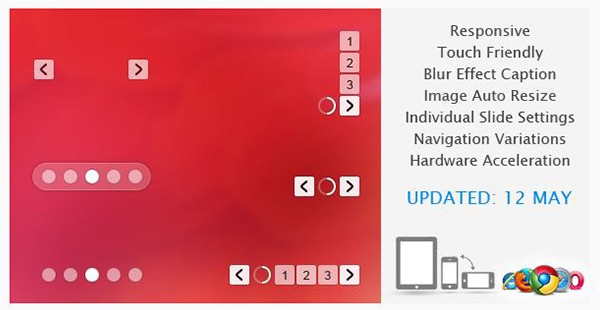 Translucent - Responsive Banner Rotator  Slider