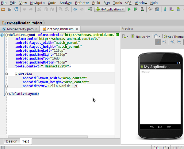 Android Studio Workspace