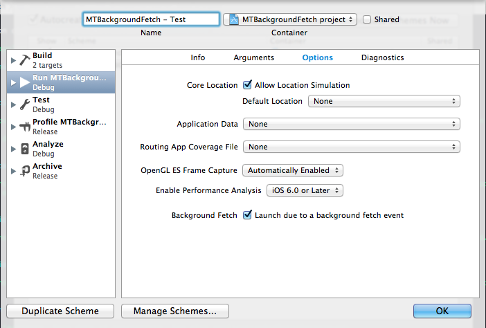 Figure 5: Background Fetch Scheme Enabled!