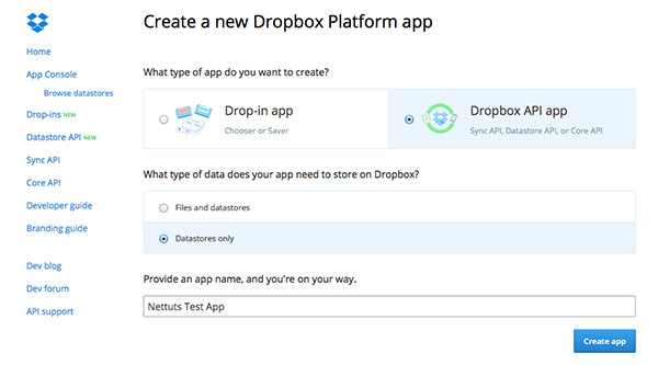 dropbox_new_app
