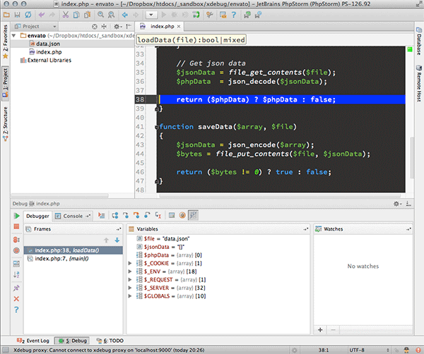 phpstorm-debugger-in-a-function