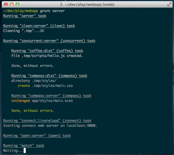yo-webapp-grunt-server