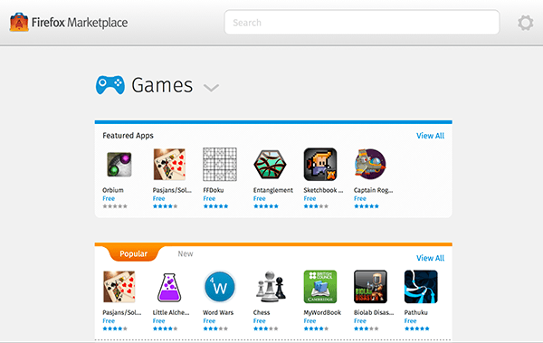 Firefox OS Marketplace