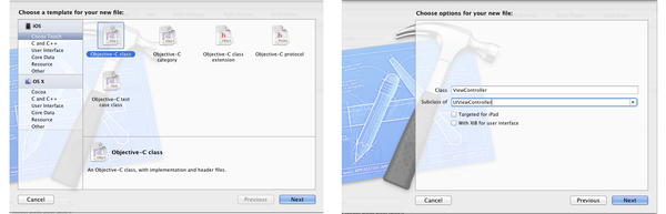 Make a new view controller