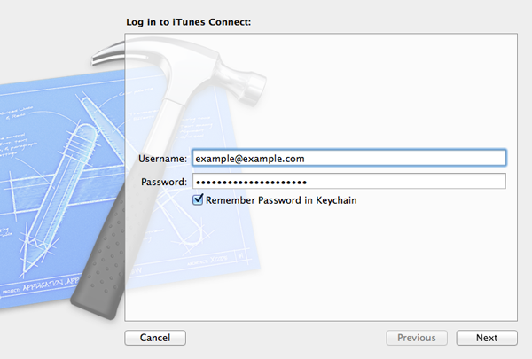 How To Submit an iOS App to the App Store - Enter Your iOS Developer Account Credentials 