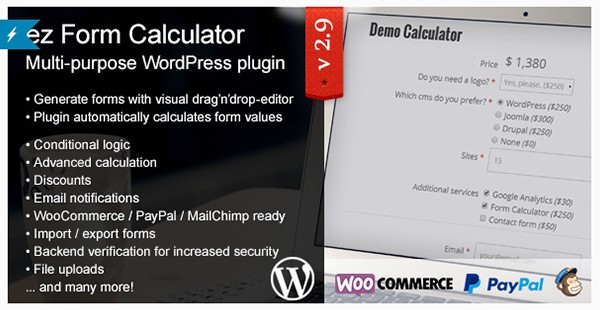 ez Form Calculator - WordPress Plugin